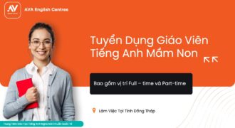 tuyển dụng công việc giáo viên tiếng anh mầm non tại tỉnh Đồng Tháp